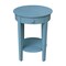 International Concepts Phillips Accent Table with Drawer, Ocean Blue, Antique Rubbed OT32-2128 - alternate 8